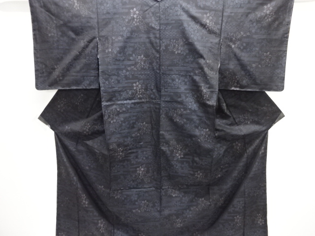 Japanese Kimono / Tsumugi Omeshi Silk